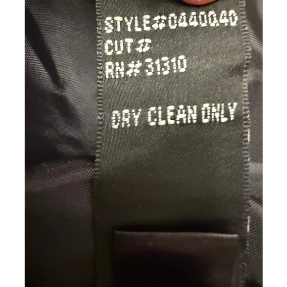 Women's AB Studio Black White Double Breasted Plaid Pea Coat Size 12 - Picture 10 of 14